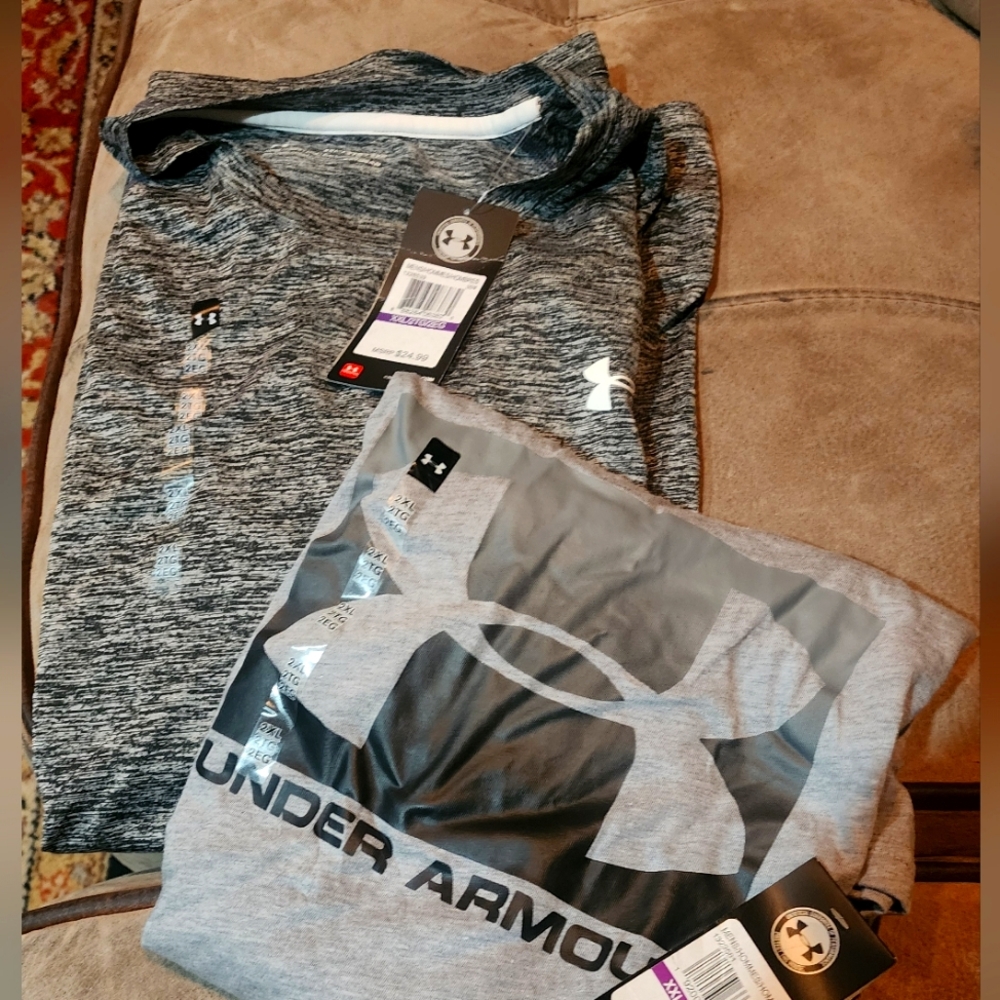 TWO Under Armour Shirts